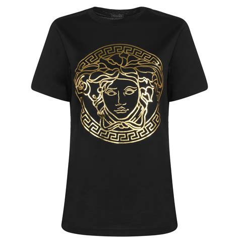 medusa versace womens shirt|Versace Medusa print t shirt.